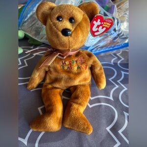 Ty Beanie Babies 2007 Gratefully the Thanksgiving Bear - NWT